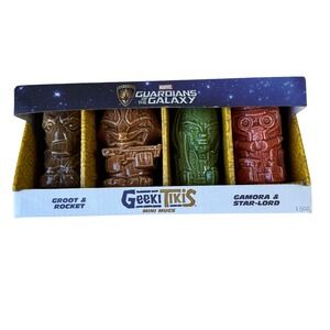 Geeki Tikis Mini Mugs Guardians of the Galaxy Shot Set of 4